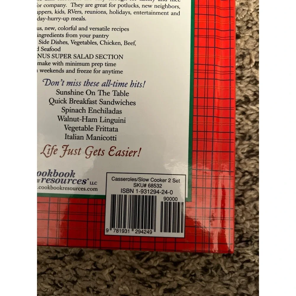 Barbara C Jones Slow Cooker/ Casseroles to‎ the rescue cookbook bundle